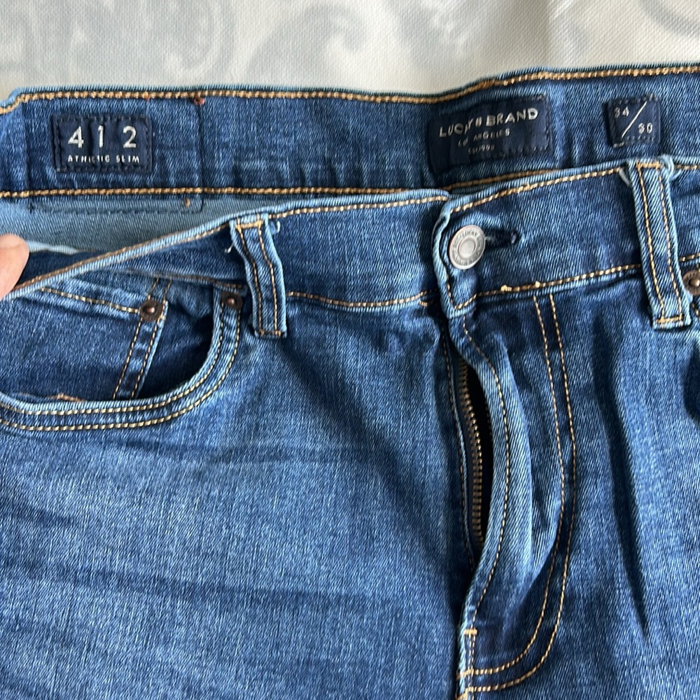 Lucky Brand Mens 412 Athletic Slim Jeans